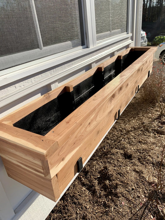 Cedar Window Boxes