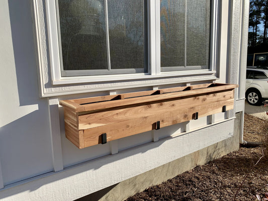 Cedar Window Boxes